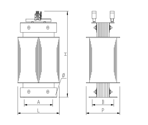plan transformateur monophasé tn1 bobinage simple