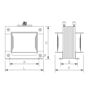 Plan transformateur monophasé TN1 bobinage simple