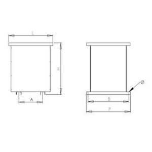 Plan coffret IP23