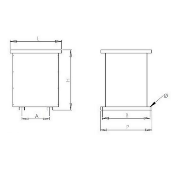 Plan coffret IP23